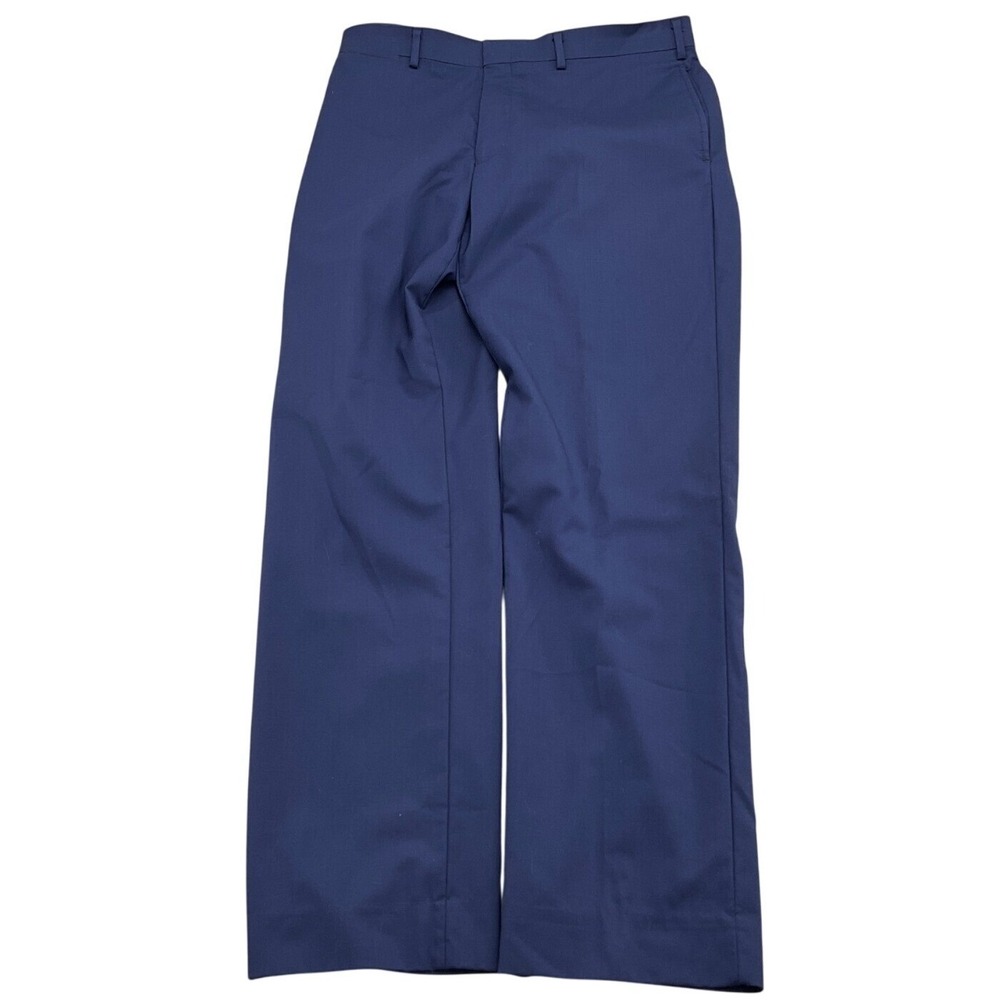 Lauren Ralph Lauren Dress‎ Pants Mens 32W 31L Blue Chino Slim Fit Wool Classic
